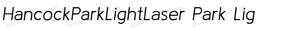 HancockParkLightLaser Park Light Laser112188 22734 PM字体转换